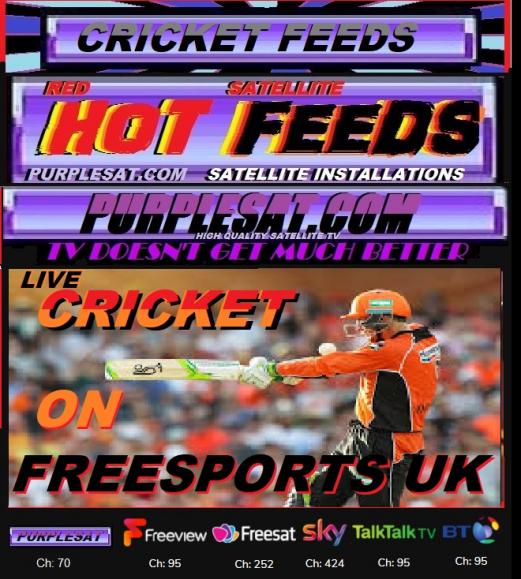 CRICKET ON FREESPORTS UK