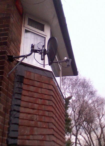 motorised sky dish