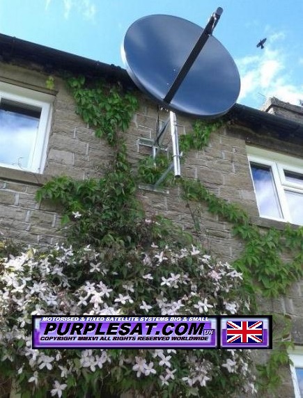 RURAL MOTORISED SATELLITE DISH