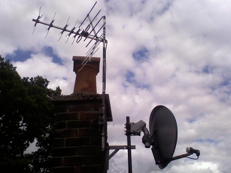 Mini motorised sky dish