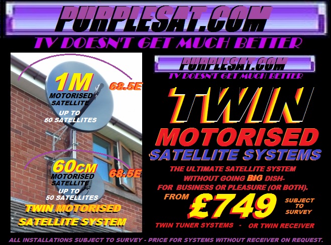 TWIN MOTORISED SATELLITE SYSTEMS - PURPLESAT