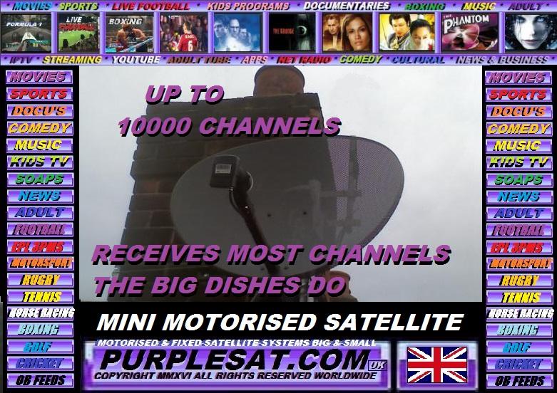 PURPLESAT.COM'S MINI MOTORISED SATELLITE SYSTEM