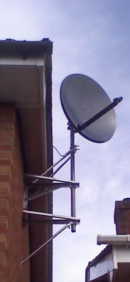 PURPLESAT MOTORISED 90CM OVER ROOF INSTALL PURPLESAT MOTORISED 90CM OVER ROOF INSTALL